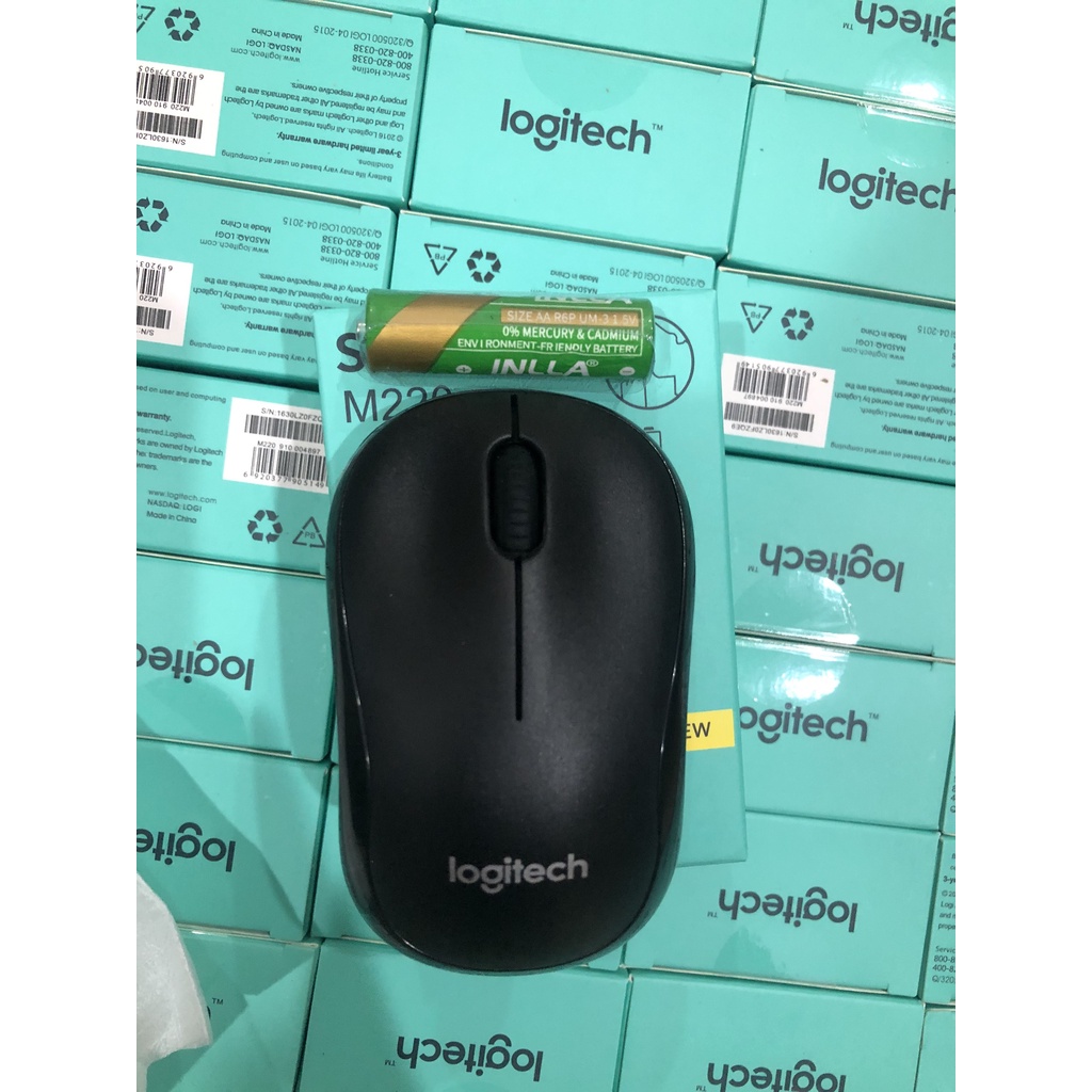 Chuột Không Dây Logitech M220- Có Công Tắc On/Off - Độ Nhạy Cao .