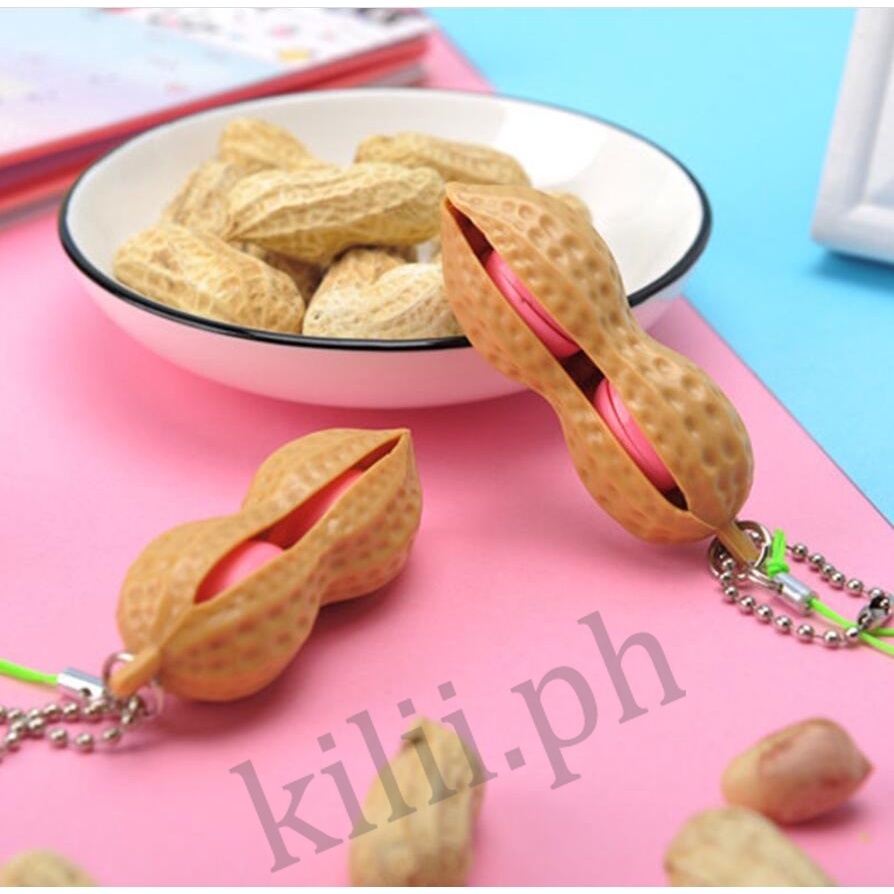 Đồ Chơi Bóp Giảm Căng Thẳng, Hình Hạt Đậu Phộng, Chìa Khóa, Điện Thoại Charms