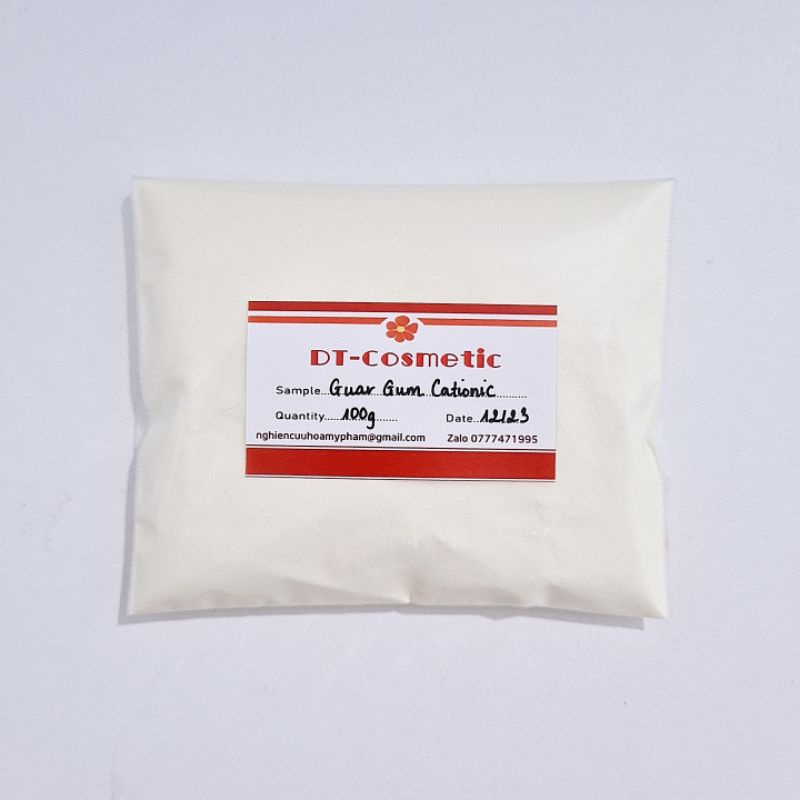 Cationic Guar Gum - Chất Làm Đặc, Làm Dày Cho Dầu Gội - Nguyên Liệu Mỹ Phẩm