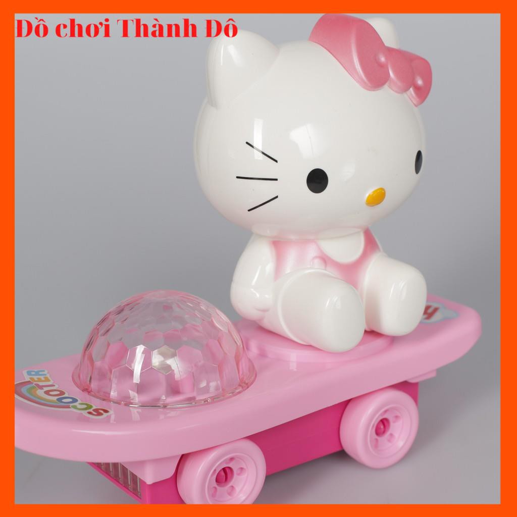 Đồ chơi trẻ em xe trượt Hello Kitty chạy xoay vòng Thành Đô cho bé - W082656