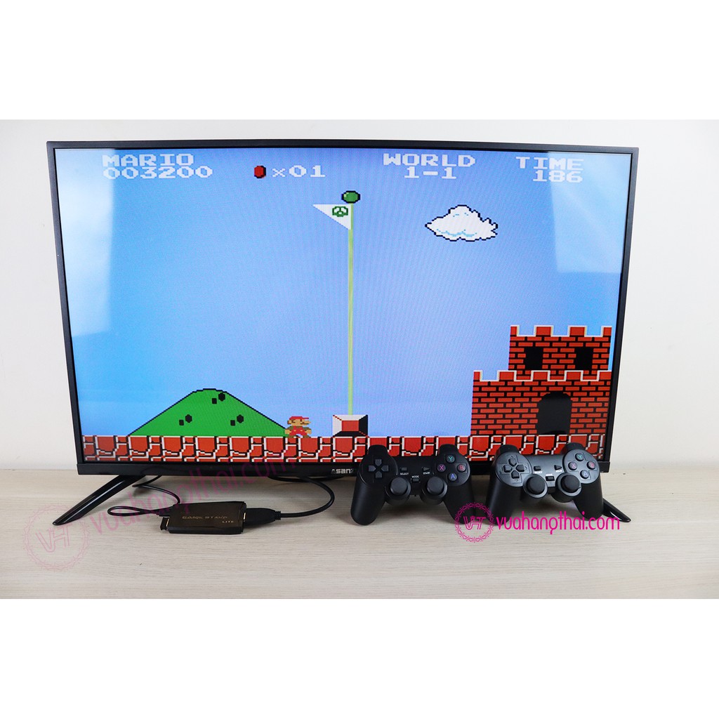 Máy Chơi Game Stick 4K V2 - 4 Nút 6 Nút HDMI Không Dây, Tải thêm đấu trường thú, đua xe gà, Bóng đá nhật