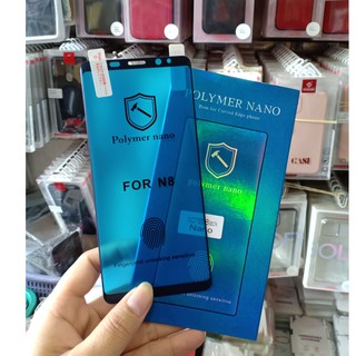 Miếng dán dẻo Polymer Nano Galaxy Note 8/ Note 9 Full màn hình siêu cảm biến Vân tay