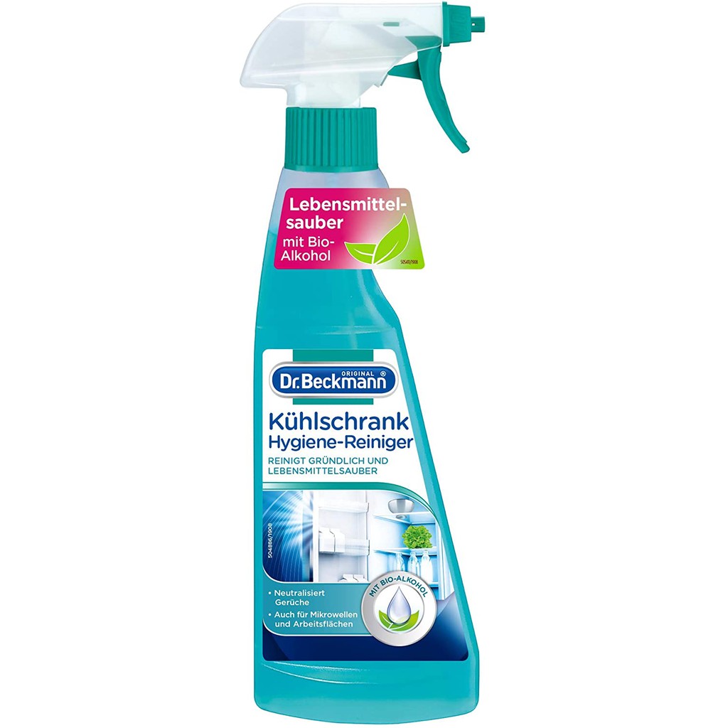 Dung dịch vệ sinh tủ lạnh Dr BECKMANN - vệ sinh sạch sẽ và nhanh chóng cả bên trong lẫn bên ngoài tủ lạnh
