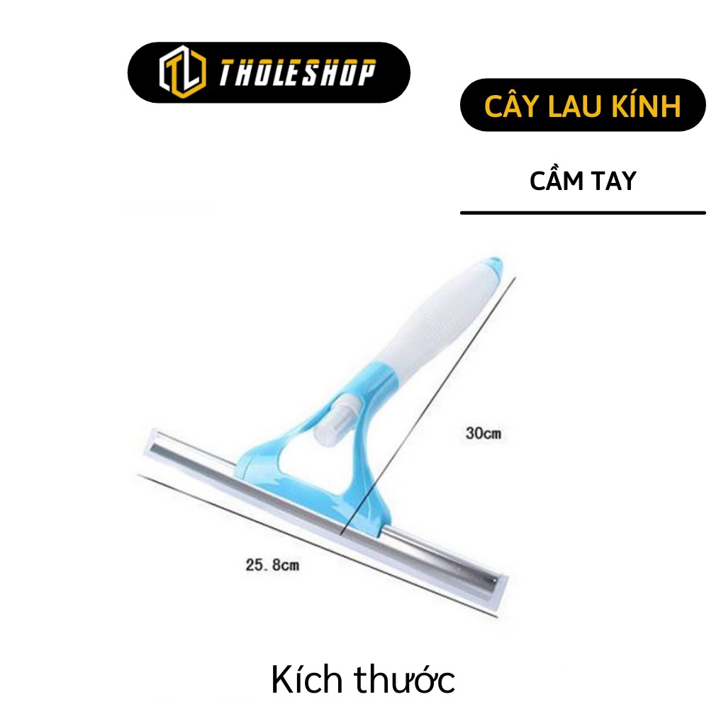 [SGD] Cây lau kính 2in1- Dụng cụ lau kính cầm tay tích hợp bình xịt nước tiện lợi - giao màu ngẫu nhiên 2463