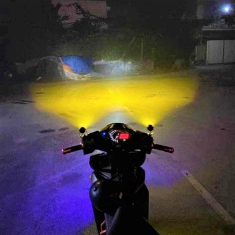 ĐÈN TRỢ SÁNG BI CẦU MINI VIỀN ĐỎ MẪU MỚI SIÊU SÁNG SIÊU BỀN HÀNG VÍP