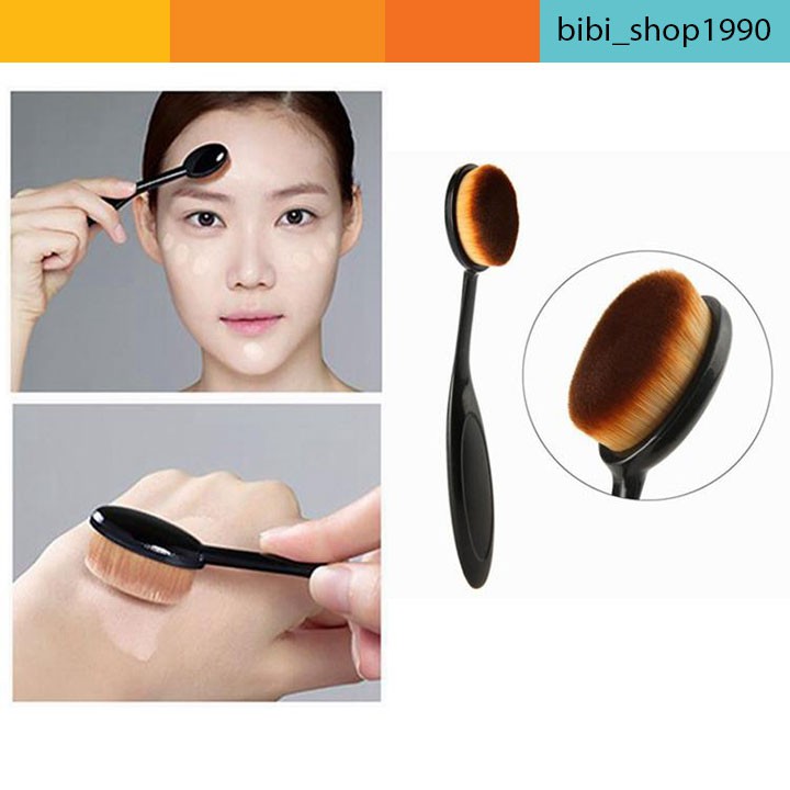 Cọ tán ken nền làm đẹp hình bàn chải