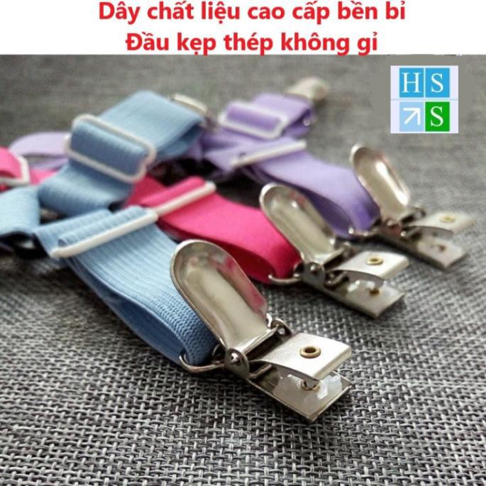 Bộ 4 Kẹp ga trải giường chống xê dịch, cố định và giữ phẳng drap ga phủ giường (Giao mầu ngẫu nhiên) - HS Shop Đà Nẵng