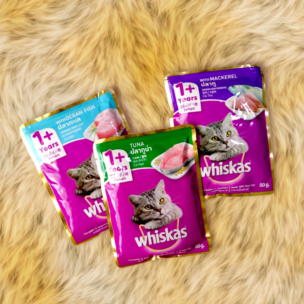 (Bình tân)(Hada Petshop) Pate WHISKAS cho mèo 85gr