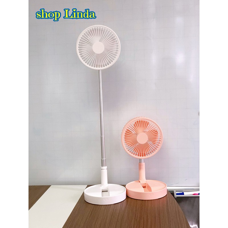 Quạt Tích Điện Gấp Gọn 4 Chế Độ Gió PIN 7200 | BigBuy360 - bigbuy360.vn