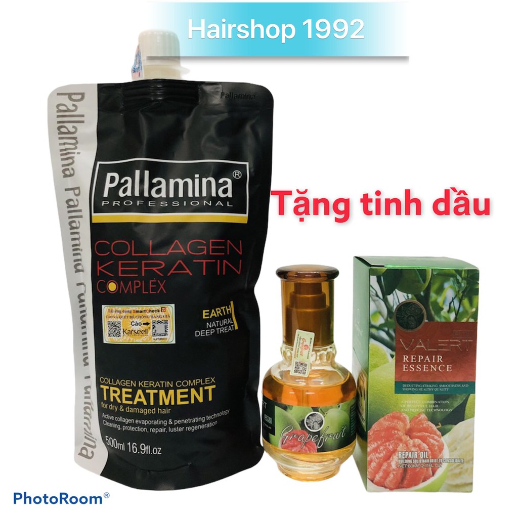 Kem Hấp Ủ Tóc Colagen - Keratin Pallamina Phục Hồi Hư Tổn Chuyên Sâu 500Ml | BigBuy360 - bigbuy360.vn