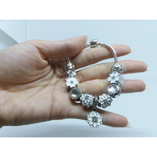 Vòng Charm Hoa Tuyết - Queen Silver