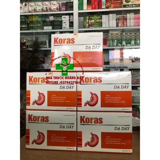 KORAS DẠ DẠY hết nỗi lo viêm loét bệnh dạ dày - tá tràng -trào ngược dạ dày thực quản