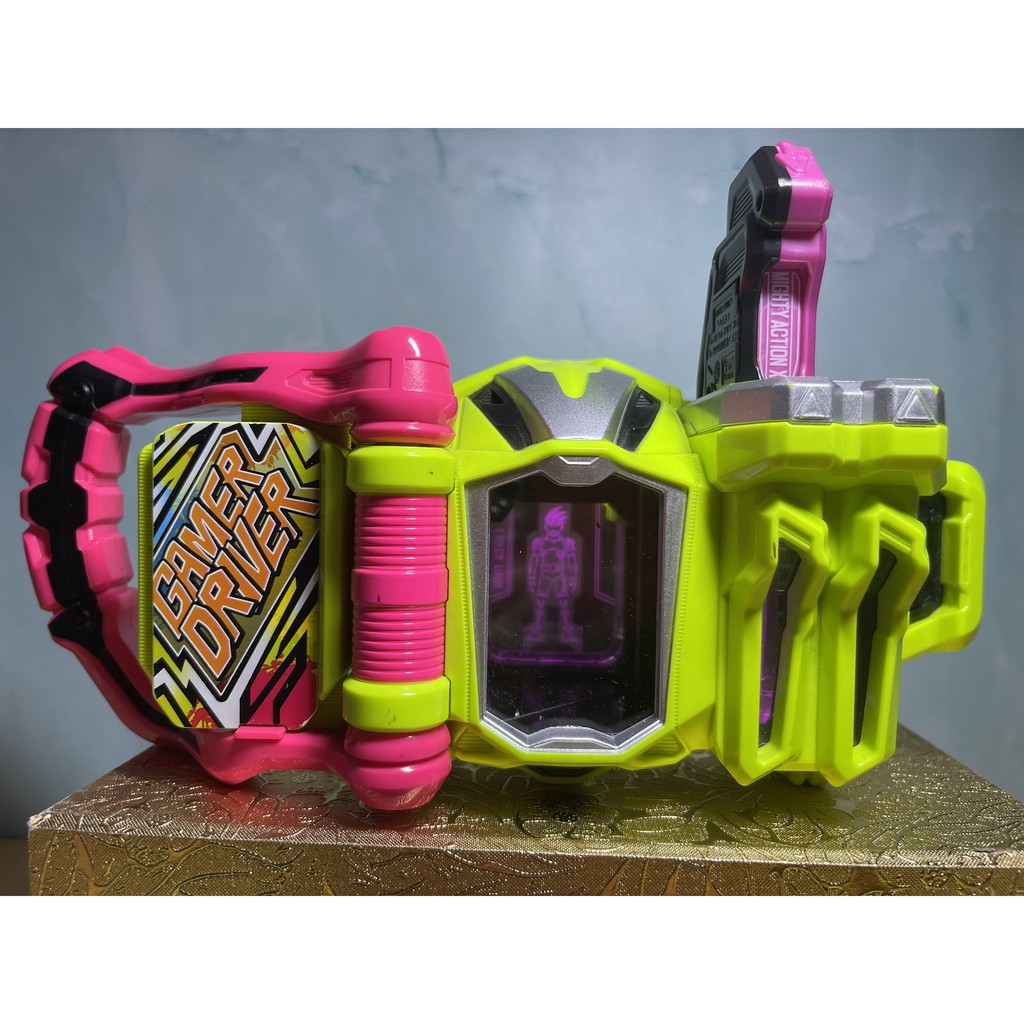 Hiệp sĩ mặt nạ - DX Gamer Driver & Mighty Action X Gashat - Kamen Rider Ex-Aid Bandai