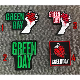 Patch Greenday - Hình ủi lên Quần, áo, ba lô, túi, nón…Hàng Thái Lan, đường chỉ may dày, xịn và đẹp.