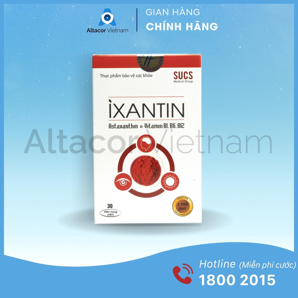– VIÊN UỐNG BỔ MẮT IXANTIN  - TĂNG CƯỜNG THỊ LỰC