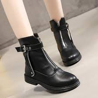Boot Nữ Đế Bằng Cao 3cm Cổ Cao
