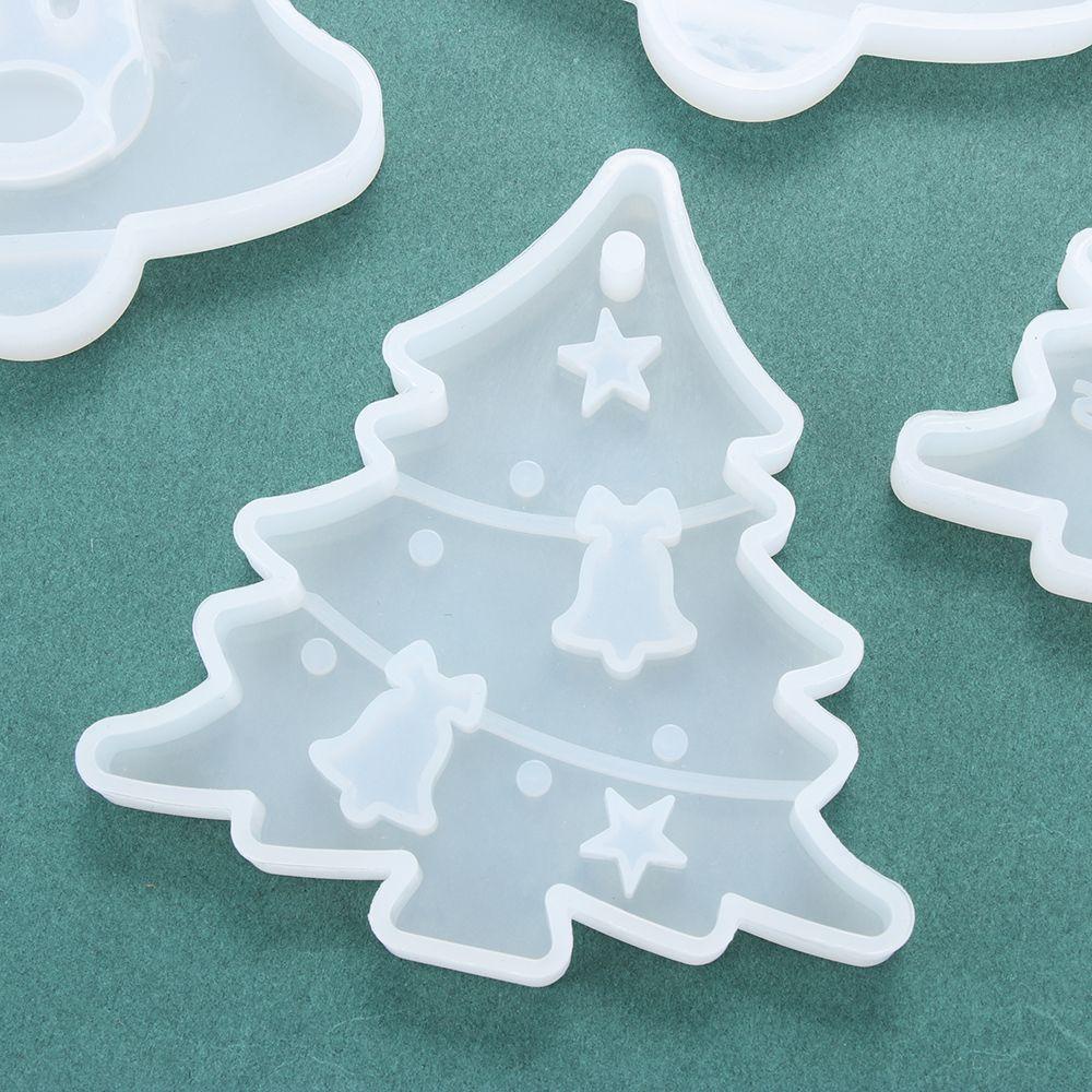 Khuôn Silicone Làm Thẻ Treo Trang Trí Cây Thông Giáng Sinh