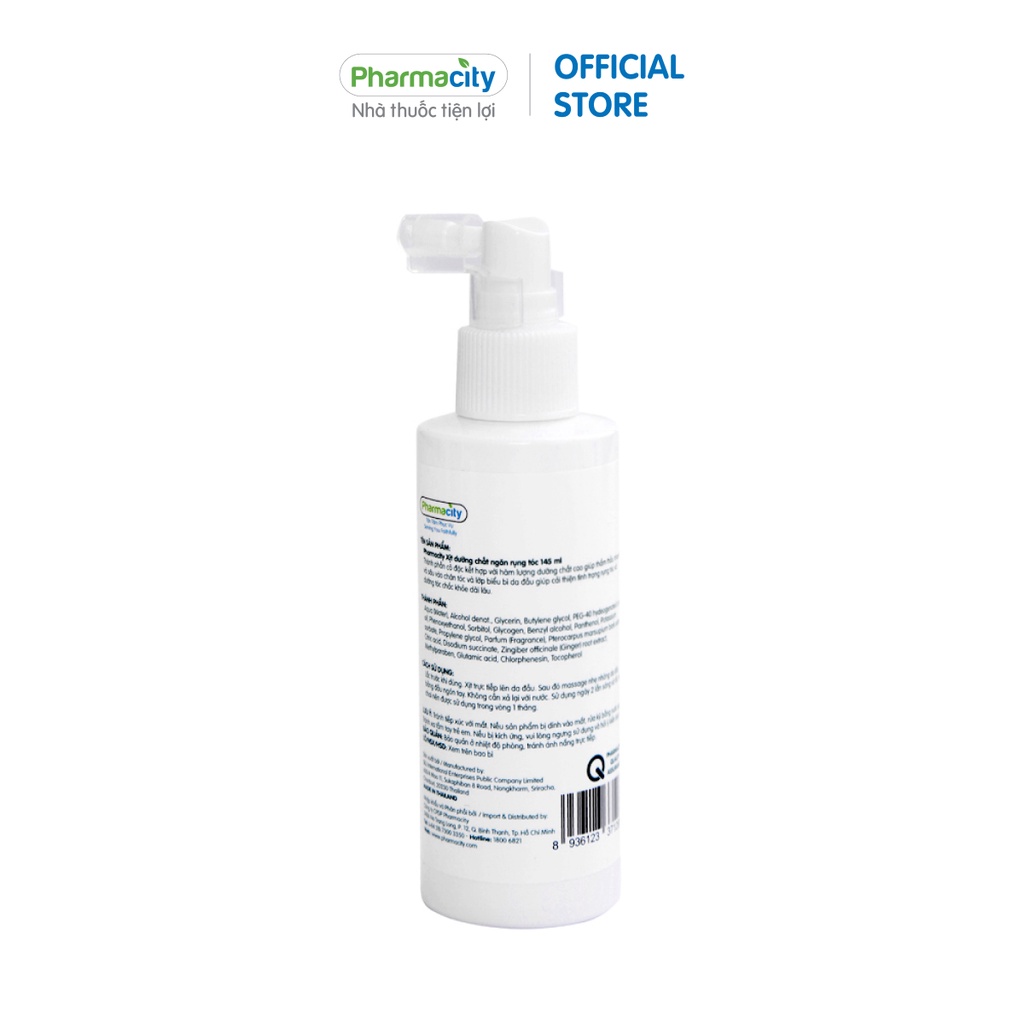 Xịt Pharmacity dưỡng chất cho tóc Anti-hair Loss Leave-In Spray (145ml)
