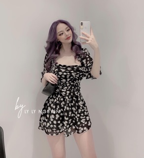 Jumsuit Hoa Cúc