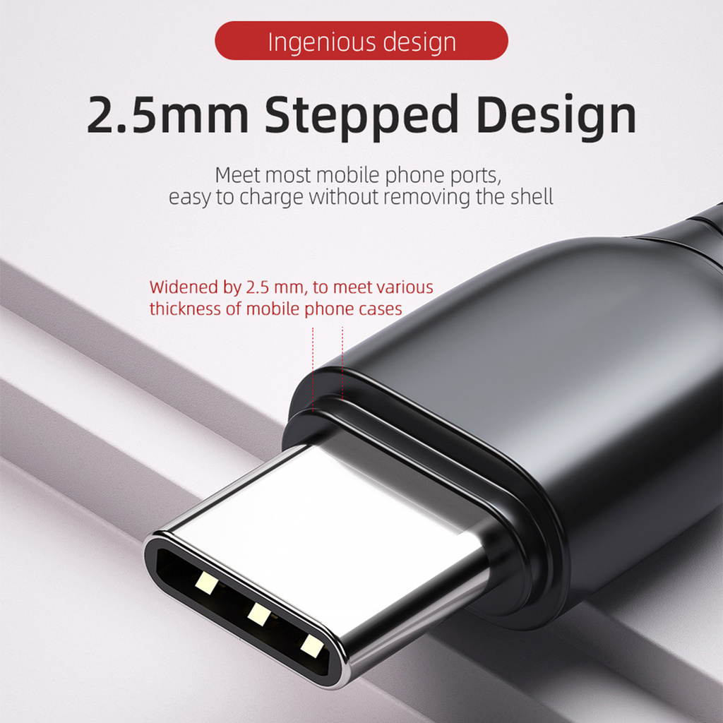 Dây Cáp Sạc Truyền Dữ Liệu Micro Usb Loại C Dành Cho Android