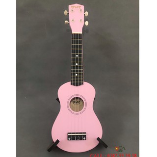 UKULELE SOPRANO MÀU HỒNG