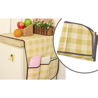 Set 10 tấm phủ tủ lạnh mẫu mới nhất kẻ caro