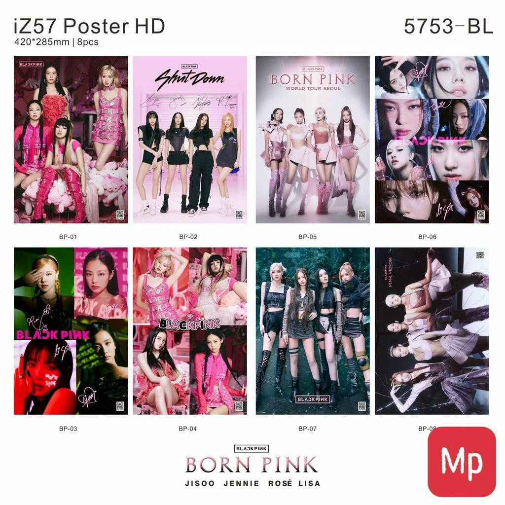 Bộ sưu tập Lomo Black Pink, Card, Sticker, Poster các chị đẹp Blackpink siêu xinh, siêu dễ thương