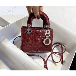 Túi Di Mini Size Da Bóng Tag Bạc FullBox Size 17