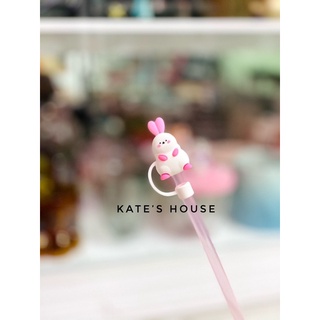 Ống hút & nút đậy chắn bụi siêu cute