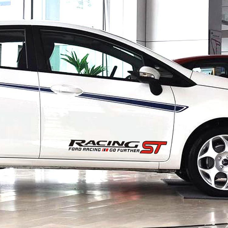 Tem Decal Dán Sườn Xe ô Tô ST Racing MS-24