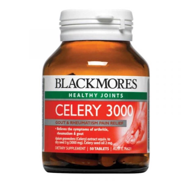 Viên uống Blackmores Celery 3000 ( phòng ngừa bệnh gout) 50 viên