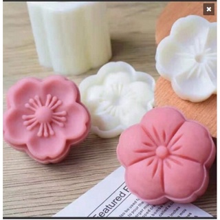 Khuôn bánh trung thu lò xo Hoa đào 50g/ đèn lồng thu an 50g