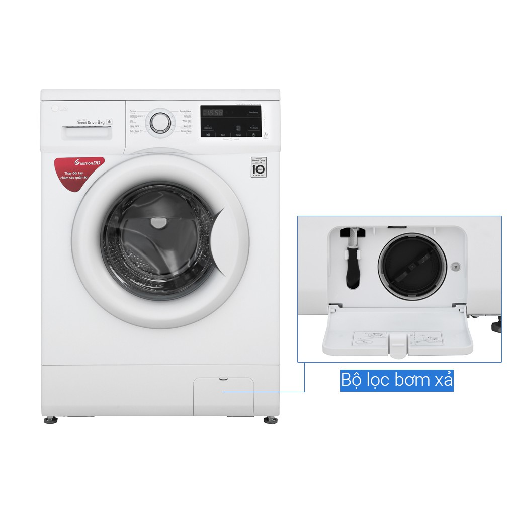 Máy giặt LG Inverter 9kg FM1209N6W