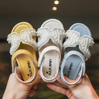 Sandal bé gái đính hạt đáng yêu