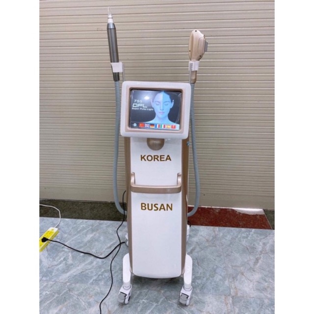 Máy triệt lông laser busan korea - chỉnh postsize to nhỏ tia laser