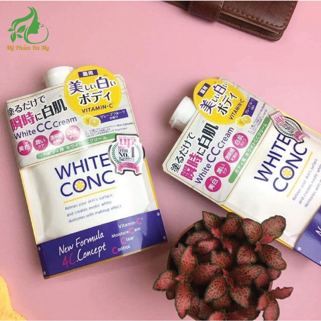 Sữa dưỡng trắng dưỡng thể, White Conc Body Cc Cream Vitamin C 200g – Mỹ Phẩm Hà My