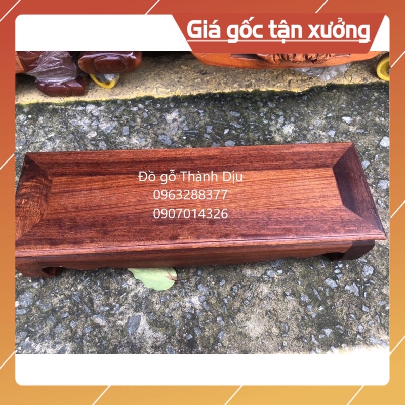 Đế dài gỗ hương kê khung hình
