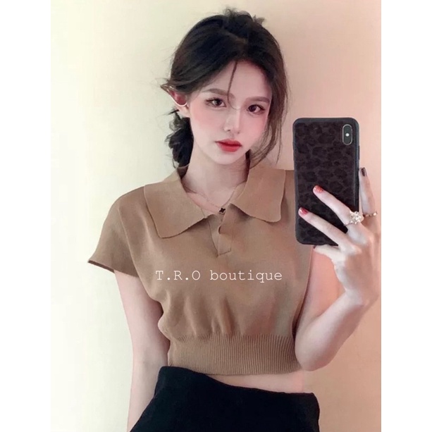 Áo len crotop cổ đức