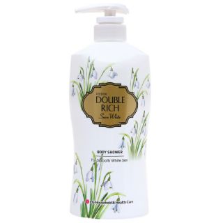 Sữa tắm hoa xuyên tuyết trắng mịn Double Rich Snow White 550g