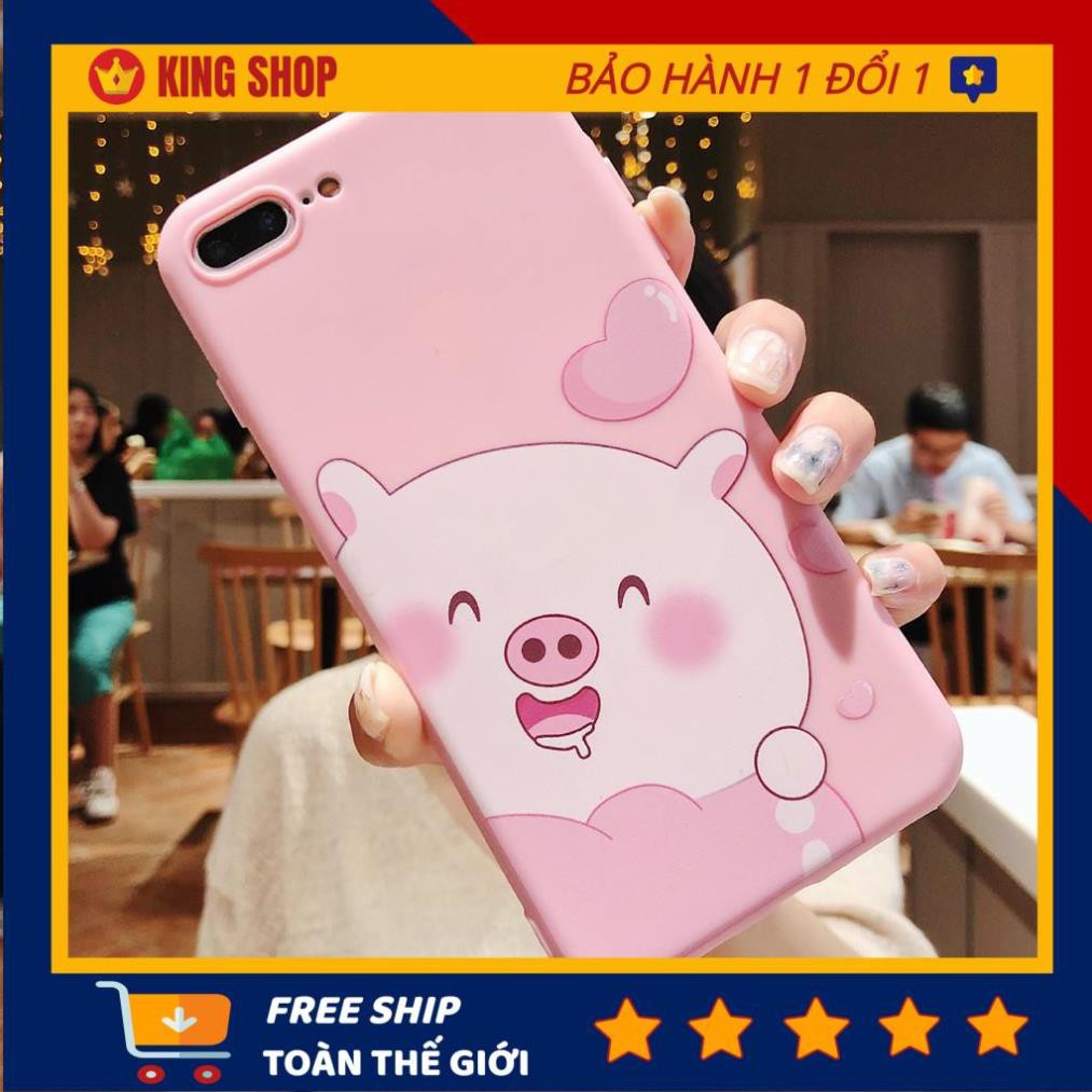 ỐP LƯNG CHO MÁY IPHONE ỐP HEO HỒNG KUTE