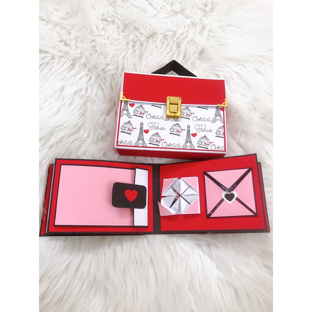 Scrapbook hình chiếc túi xách độc lạ chứ 50 hình