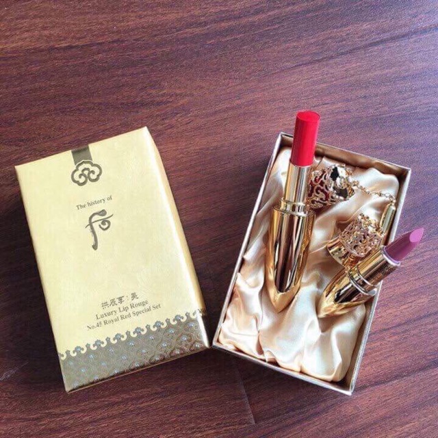 Son whoo Luxury Lip Rouge combo