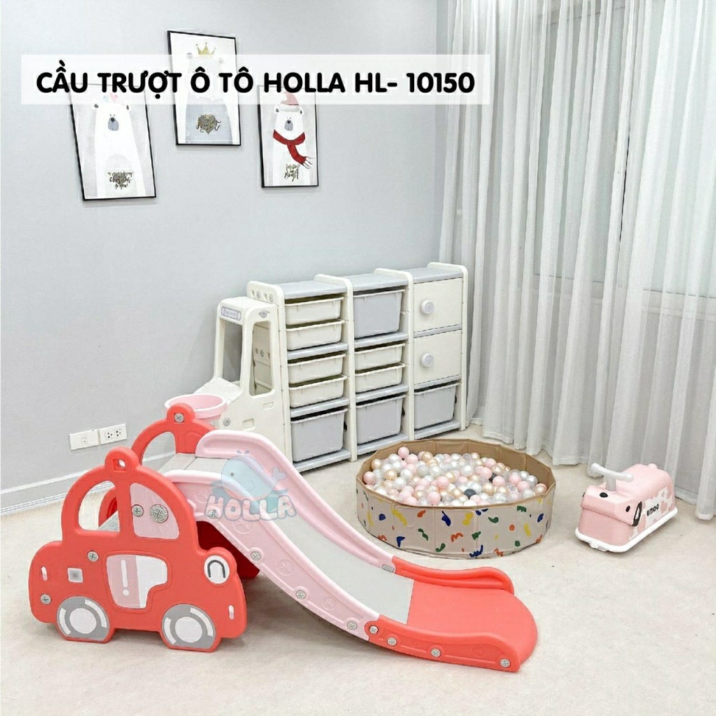 CẦU TRƯỢT CHO BÉ - CẦU TUỘT CHO BÉ - MẪU Ô TÔ ĐƠN MÁNG DÀI BẢO HÀNG 12 THÁNG