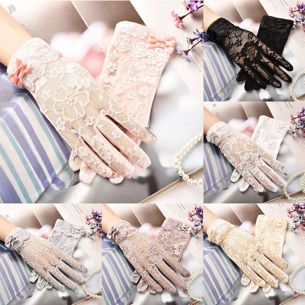 Găng Tay Ren Hoa Thời Trang Nữ Tính