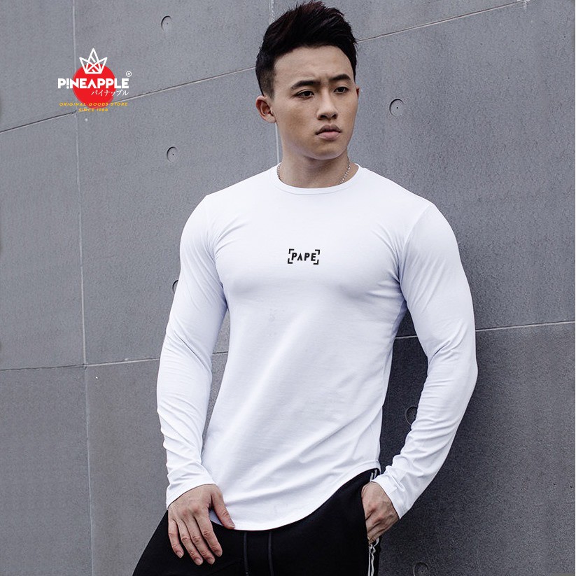 Áo Thun Vạt bàu Tay Dài
