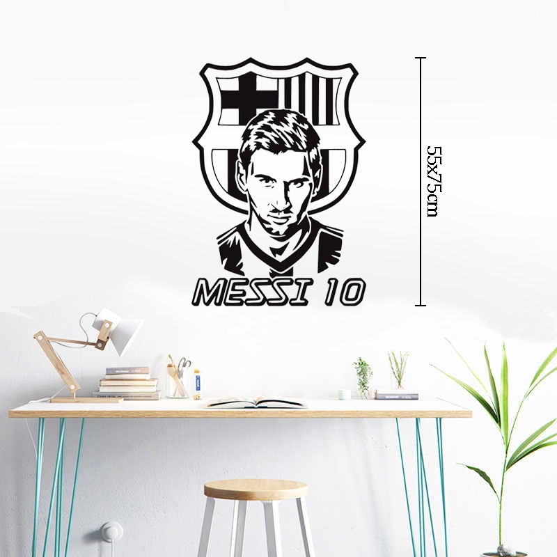 Decal Trang Trí Phòng Làm Việc, Decal Trang Trí Phòng Ngủ, Decal Trang Trí Phòng Khách | Decal Chủ Đề Messi