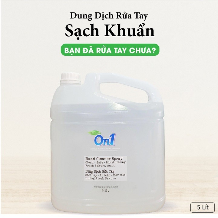 Dung dịch rửa tay khô On1 5 lít hương Bamboo Charcoal | BigBuy360 - bigbuy360.vn