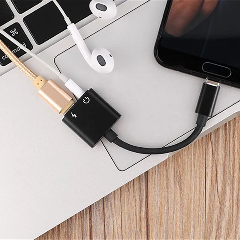 Jack Chuyển Tai Nghe Type C Sang chuẩn 3.5 chip xử lý DAC