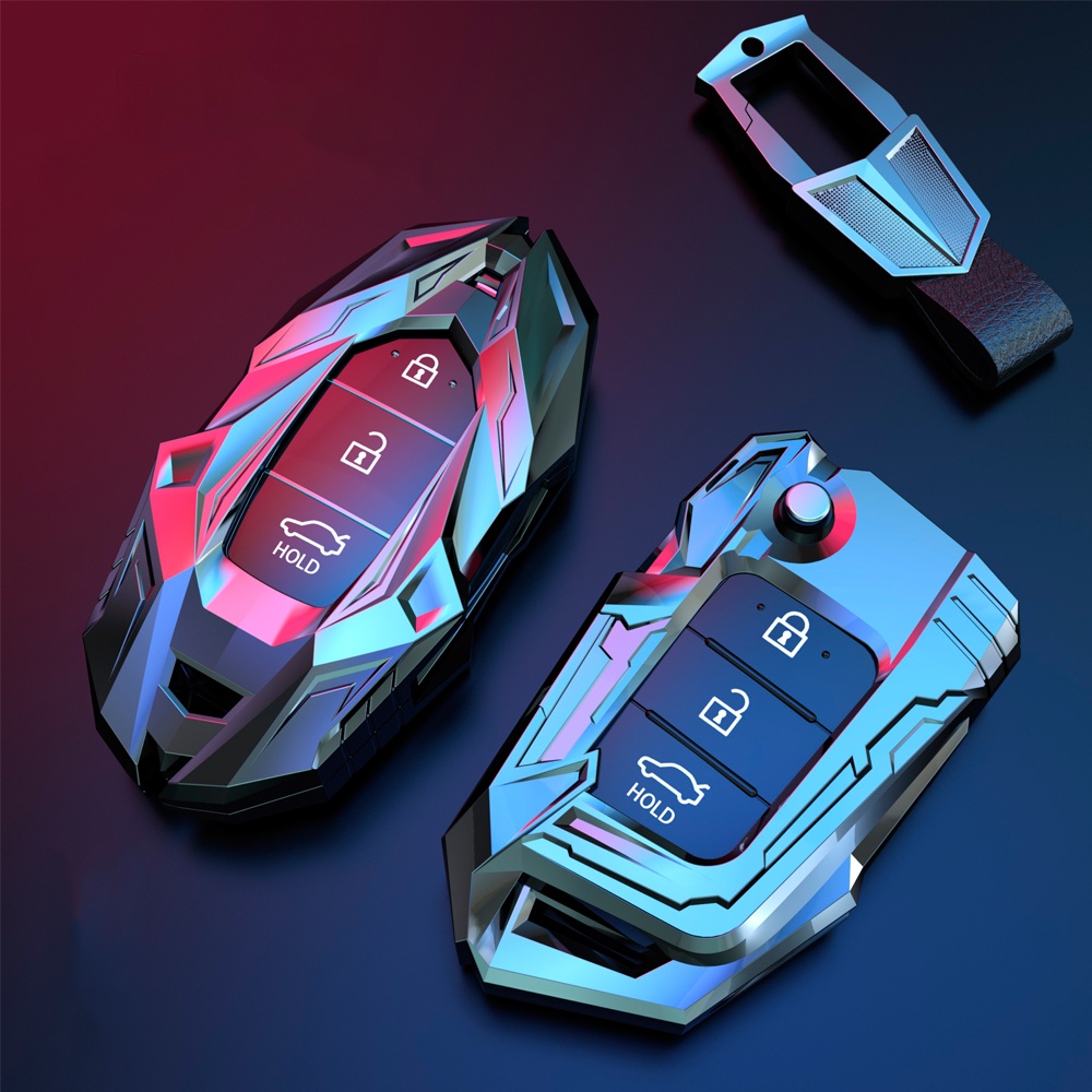 Vỏ Bọc Chìa Khóa Bằng Hợp Kim Kẽm Chất Lượng Cao Cho Hyundai Elantra GT Kona 2018 2019 Santa Fe