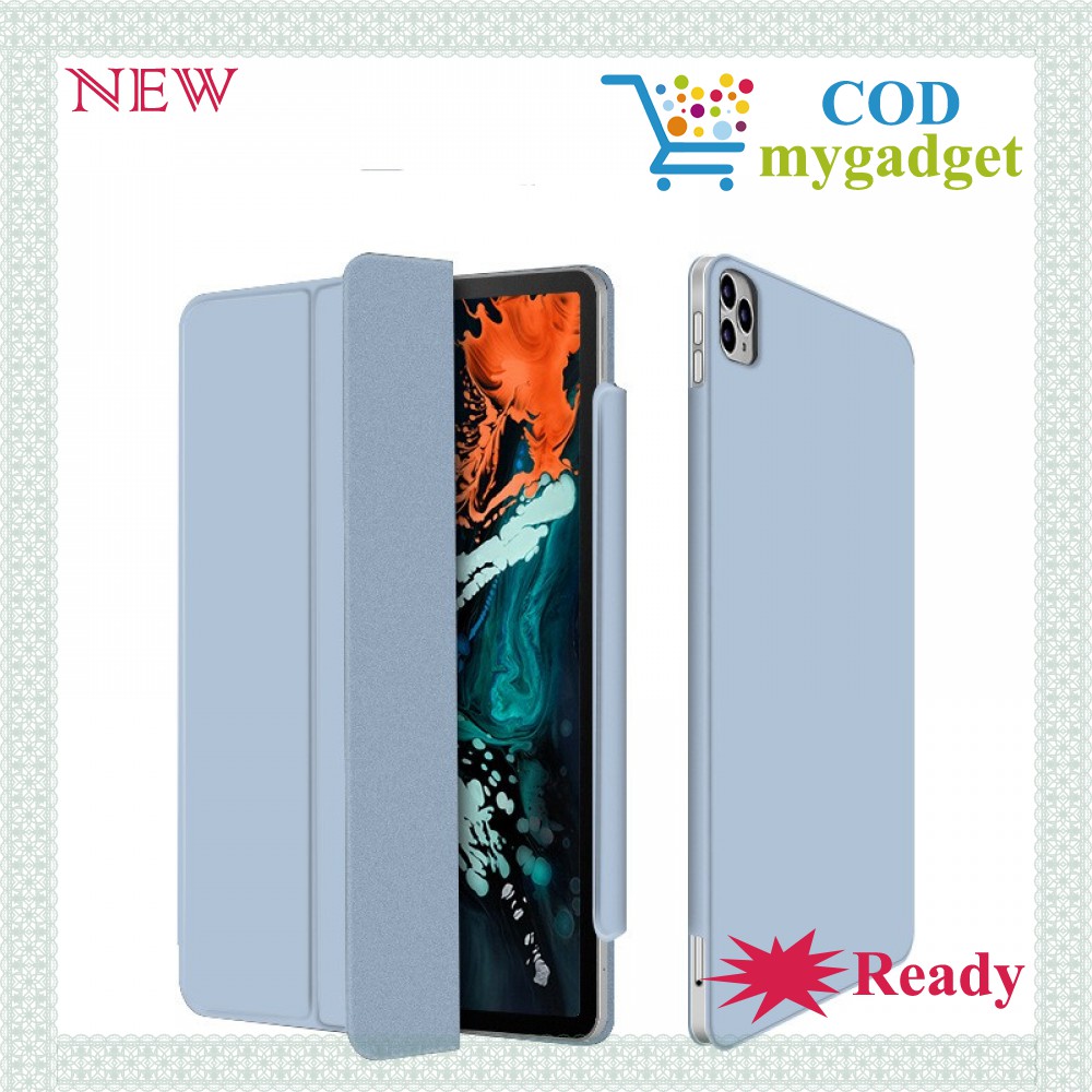 2020 Ipad Pro 11 12.9 Bảng Bao Da Siêu Mỏng Có Khóa Nam Châm Hít Cho Máy Tính
